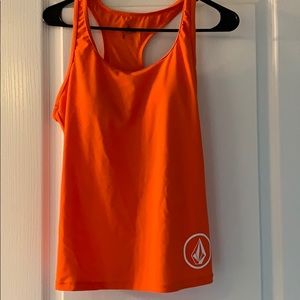 Volcom Orange Tankini Top